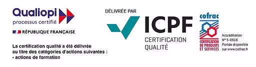 Qualiopi · processus certifié · La certification qualité a été délivrée au titre des actions de formation